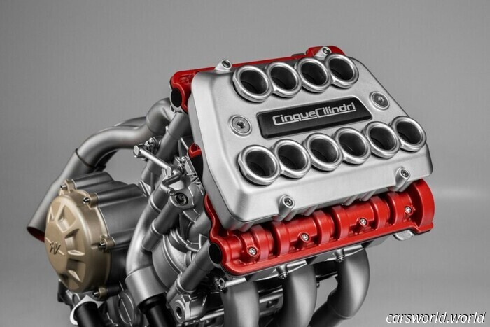 Este motor de cinco cilindros supera las 16.000 rpm y no es ni un cinco en línea ni un VR5 | Carscoops
